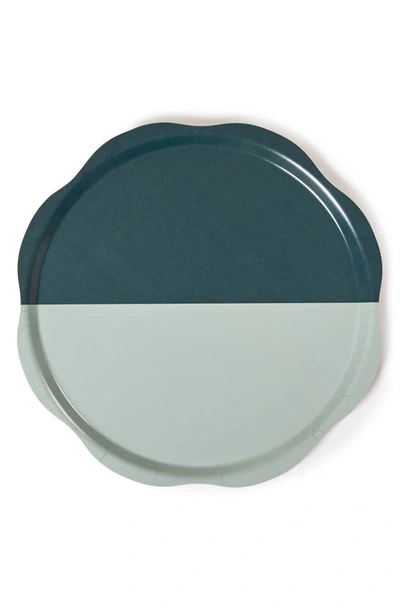 Shop The Conran Shop Set Of 2 Scallop Trays In Green