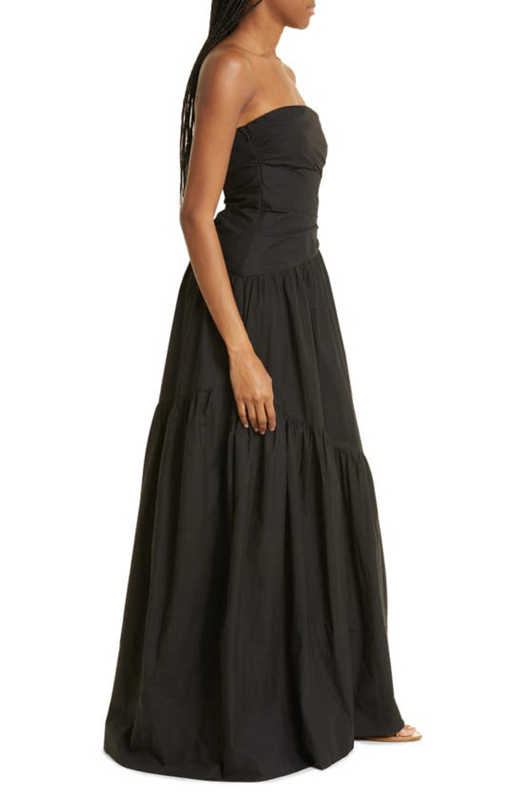A.l.c Lark Strapless Drop waist Maxi Dress In Black ModeSens