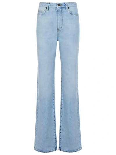 Shop Saint Laurent Janice Jeans In Blue