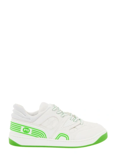 Gucci Green Basket Sneakers In Default Title