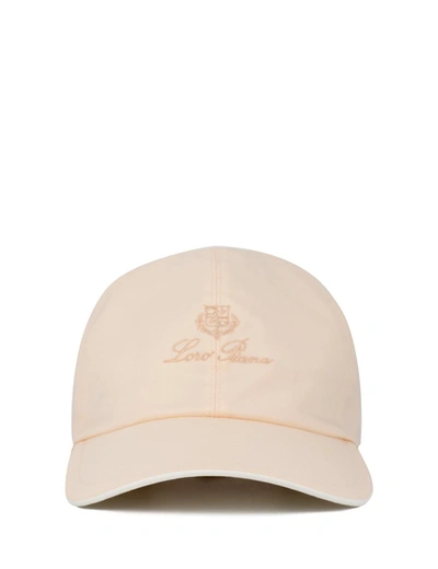 Shop Loro Piana Hat In Almond Blossom/white