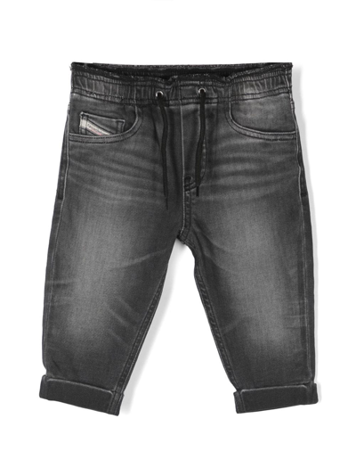 Shop Diesel D-marcie-b Boyfriend-fit Jeans In Grey
