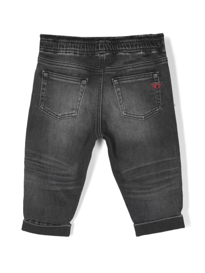 Shop Diesel D-marcie-b Boyfriend-fit Jeans In Grey