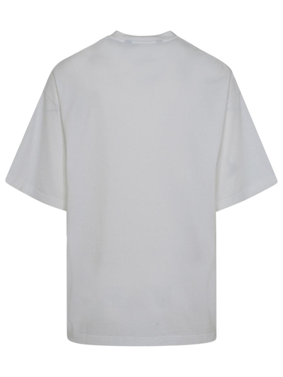 Shop Palm Angels T-shirt In Cotone Bianca In White