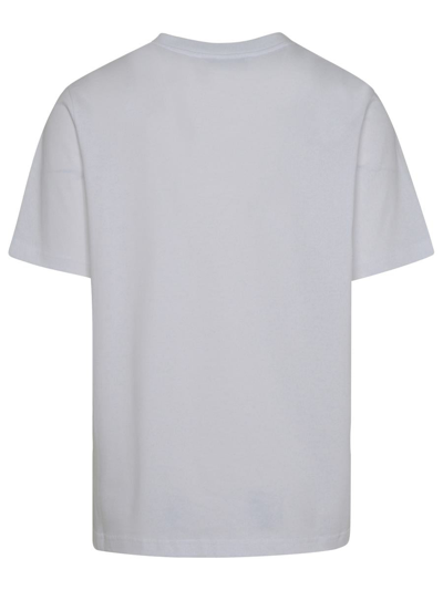 Shop Casablanca T-shirt In Cotone Bianca In White