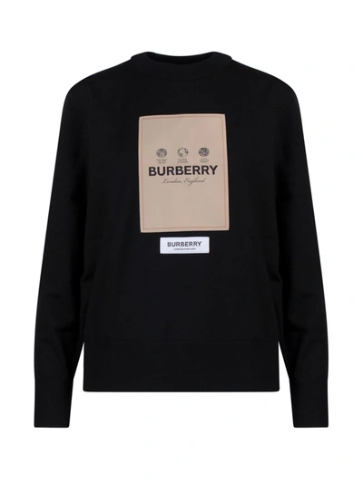 Shop Burberry Sweater In Nero