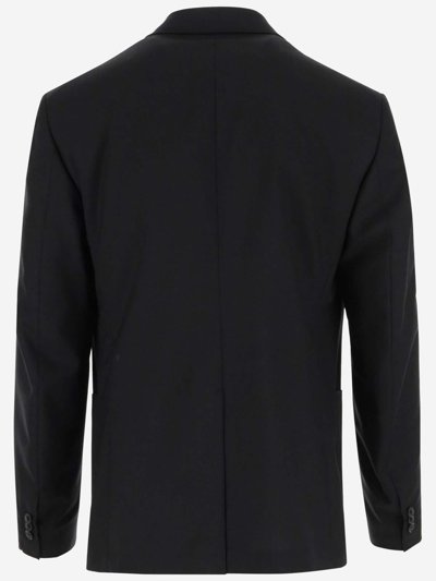 Shop Versace Jackets Black In Nero
