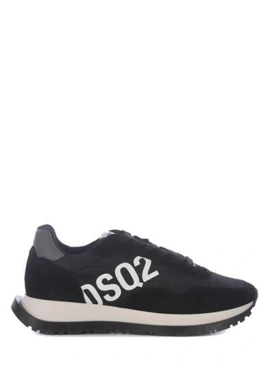 Shop Dsquared2 Sneakers  In Nubuck In Nero