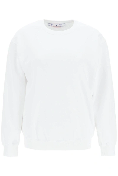 Shop Off-white Diag Printed Crewneck Sweatshirt In Default Title
