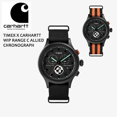 Pre-owned Timex Carhartt Wip Range Callied Chronograph Watch I029862