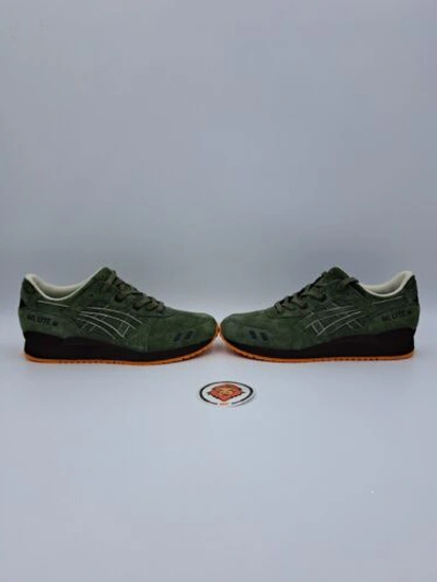 Pre-owned Asics Gel Lyte 3 X Kith Ronnie Fieg Militia Sz 13