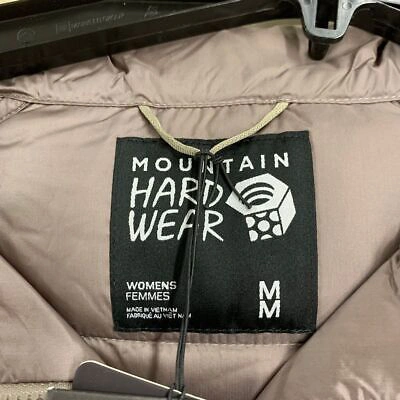 Pre-owned Mountain Hardwear Glacial Storm Parka Jacket Women's Size M Dune In Gray