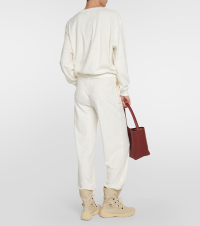 Shop Loro Piana Cotton And Linen Sweater In White
