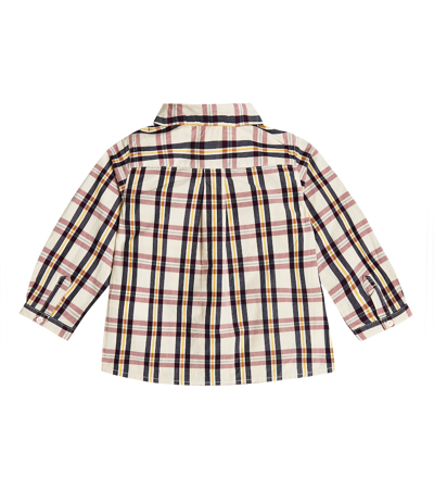 Shop Bonpoint Baby Malo Cotton Shirt In Multicoloured