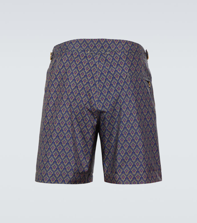 Orlebar Brown Bulldog Printed Swim Trunks In Multicoloured