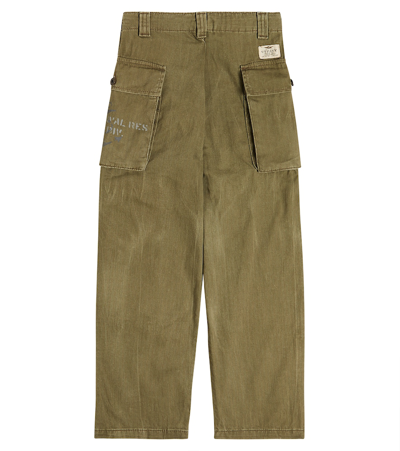 Polo Ralph Lauren Cotton Cargo Pants In Green