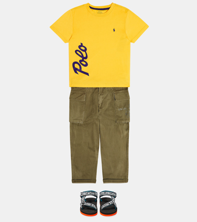 Polo Ralph Lauren Cotton Cargo Pants In Green