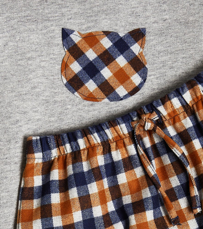Il Gufo Baby Set Aus Top Und Hose Aus Baumwolle In Multicoloured