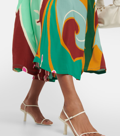 Shop Johanna Ortiz Printed Maxi Dress In Multicoloured