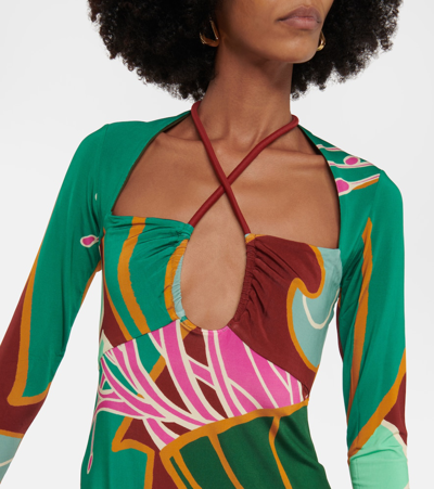 Johanna Ortiz Tapestry Of Time Maxi Dress In Multicoloured