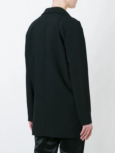 Shop Emanuel Ungaro Front Pocket Blazer Jacket - Black