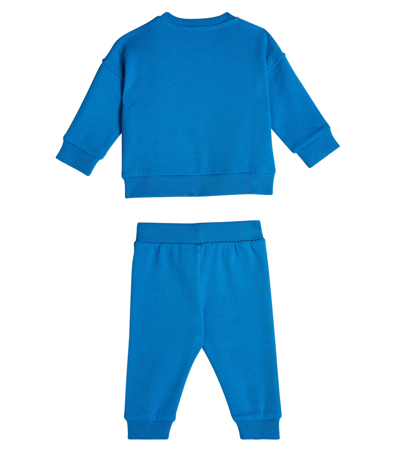 Moschino Baby Set Aus Sweatshirt Und Jogginghose In Multicoloured