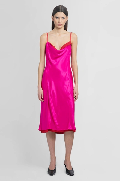 Shop Acne Studios Woman Pink Dresses