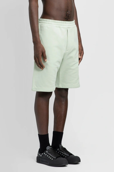 Shop Alexander Mcqueen Man Green Shorts