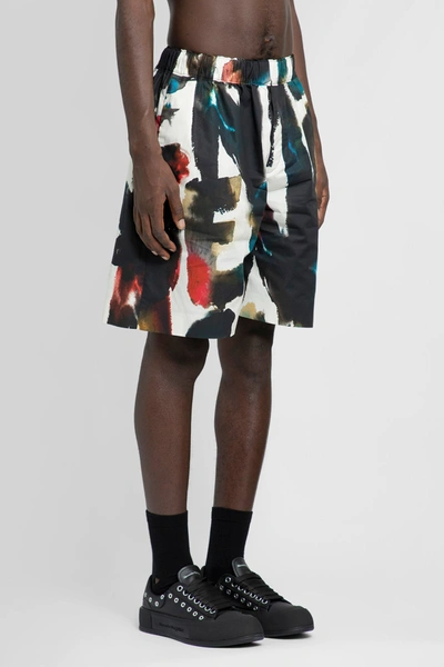 Shop Alexander Mcqueen Man Multicolor Shorts