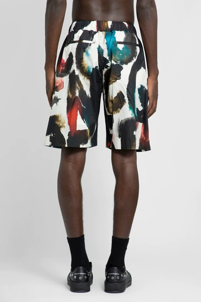 Shop Alexander Mcqueen Man Multicolor Shorts