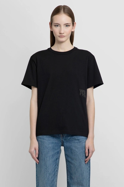 Shop Alexander Wang Woman Black T-shirts
