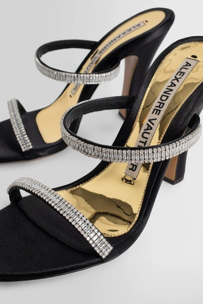 Shop Alexandre Vauthier Woman Black Sandals