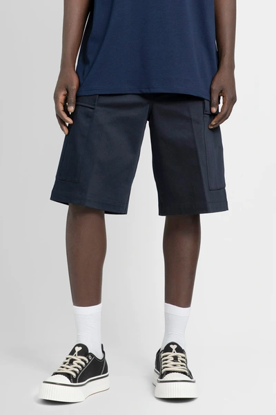 Shop Ami Alexandre Mattiussi Man Blue Shorts