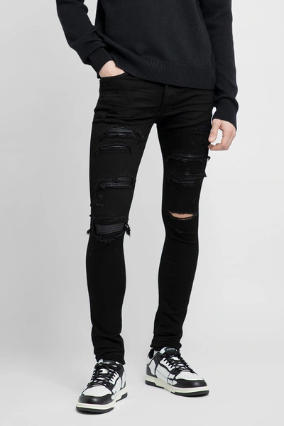 Amiri Fringe Wire Jean Aged Black | ModeSens