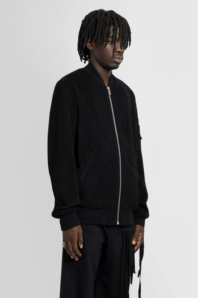 Ann Demeulemeester Bomber In Black Cotton In Black