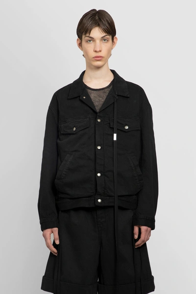 Shop Ann Demeulemeester Man Black Jackets