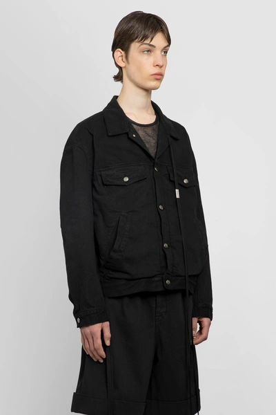 Shop Ann Demeulemeester Man Black Jackets