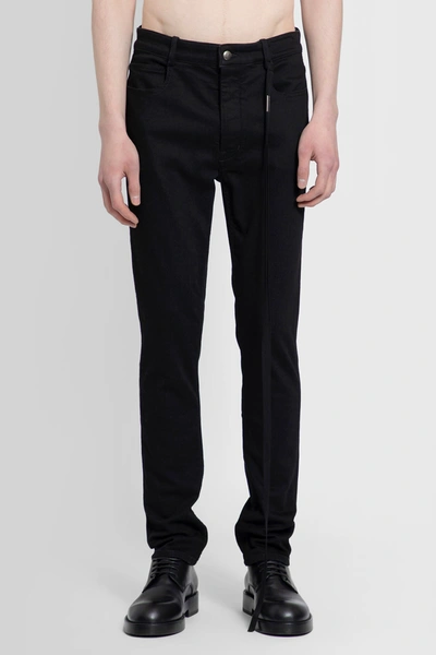 Shop Ann Demeulemeester Man Black Jeans