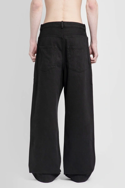 Shop Ann Demeulemeester Man Black Jeans