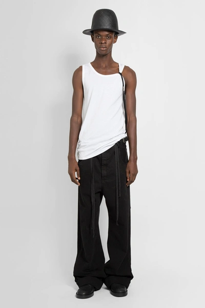 Shop Ann Demeulemeester Man Black Jeans