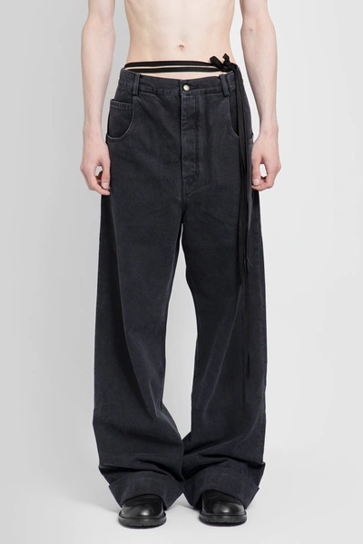 Ann Demeulemeester Jeans In Grey