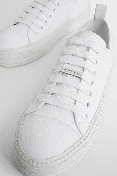Shop Ann Demeulemeester Man White Sneakers