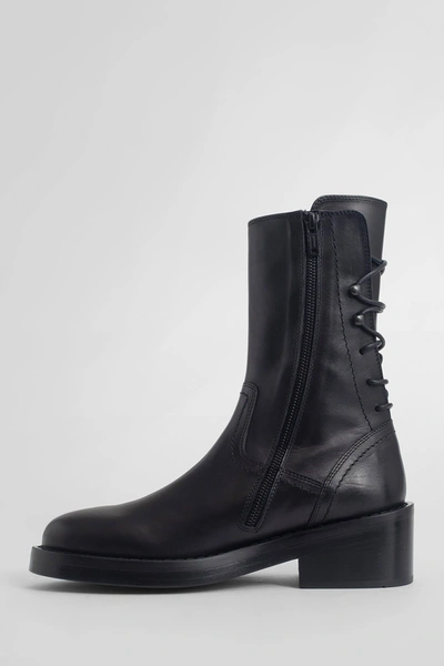 Shop Ann Demeulemeester Woman Black Boots