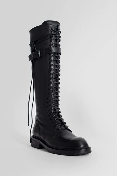 Shop Ann Demeulemeester Woman Black Boots