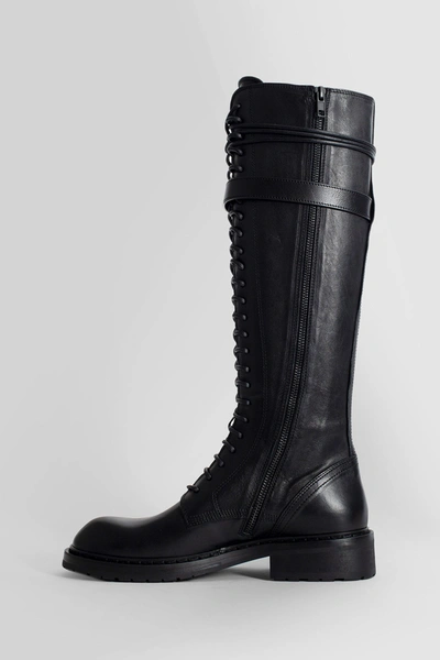 Shop Ann Demeulemeester Woman Black Boots