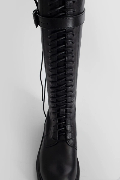Shop Ann Demeulemeester Woman Black Boots