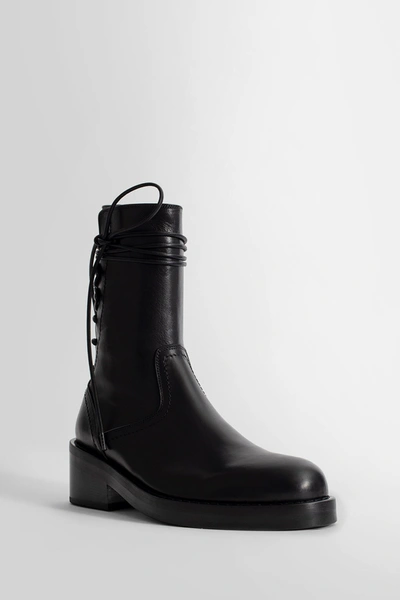 Shop Ann Demeulemeester Woman Black Boots