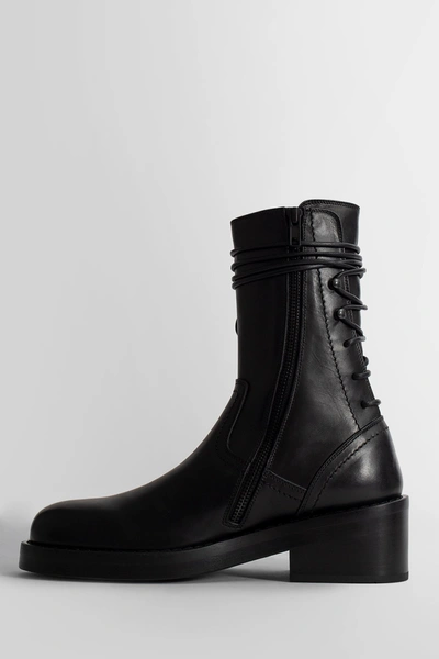 Shop Ann Demeulemeester Woman Black Boots