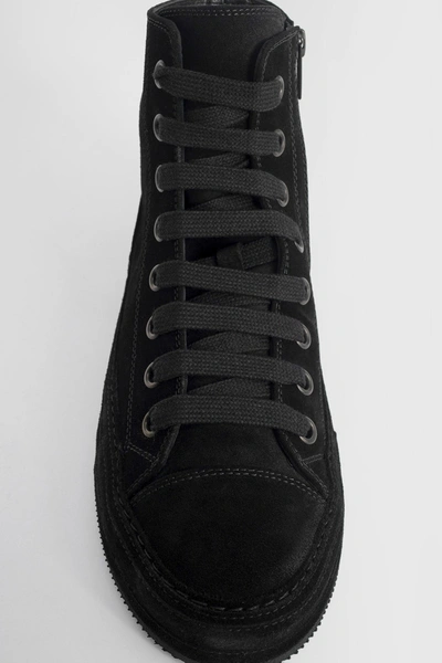 Shop Ann Demeulemeester Woman Black Sneakers