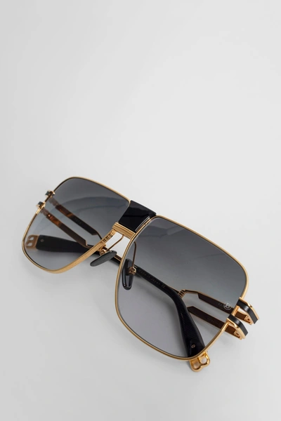 Shop Balmain Unisex Gold Eyewear